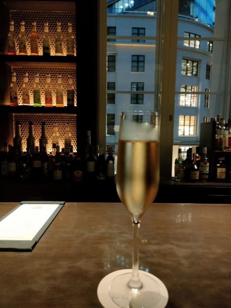 カウンター席からの景色