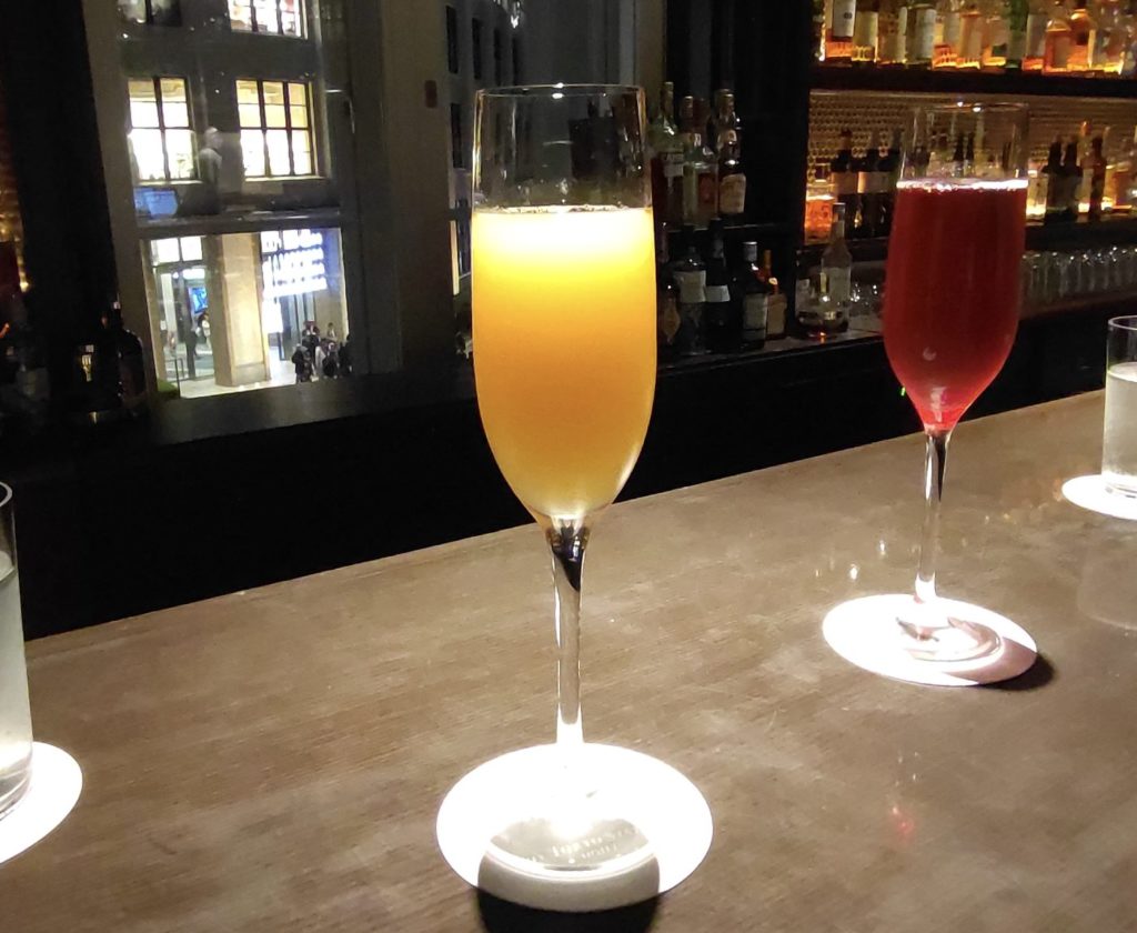 こういった雰囲気でお酒が楽しめます（写真はモクテル）